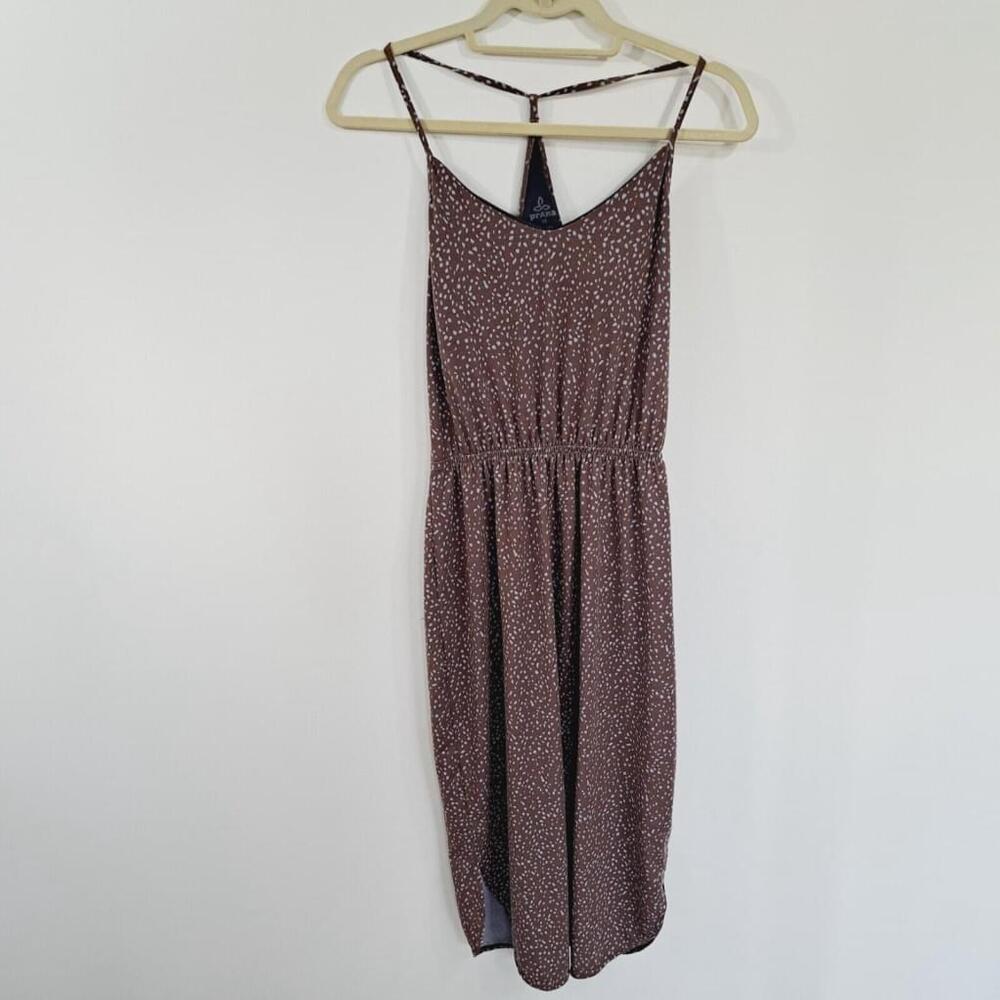 🎈SO COMFORTABLE! prAna  XS Built In Bra V-Neck Spaghetti Strap Dress